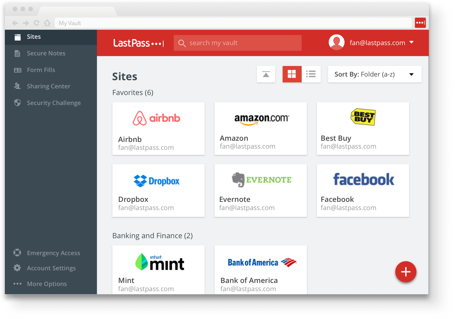 Img Lastpass Password Manager Vault Desktop Min Png - Lastpass 2018 (1502x1054), Png Download