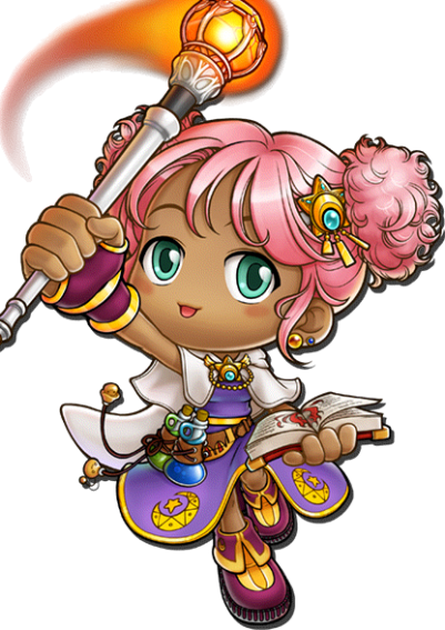 Mage2 - Maplestory Fire Poison Mage (401x567), Png Download