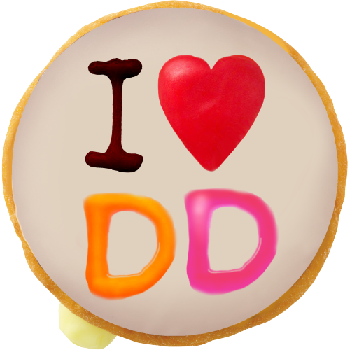 Dunkin Donuts Clipart Strawberry - Doughnut (500x500), Png Download