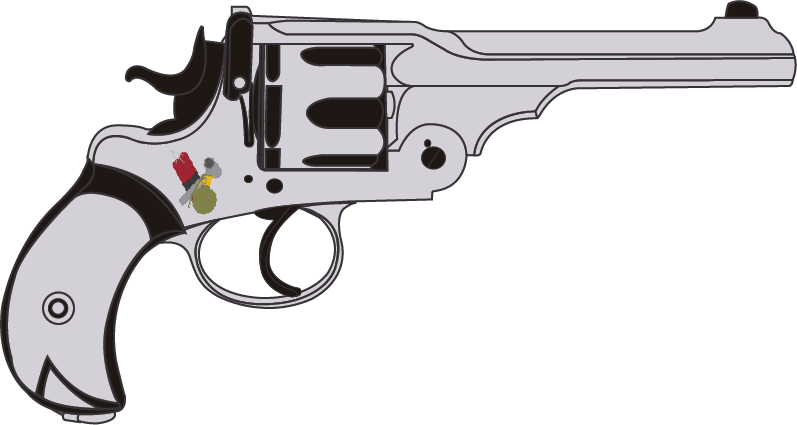 Bomberd's Webley Wg Army Revolver - Ranged Weapon (797x425), Png Download
