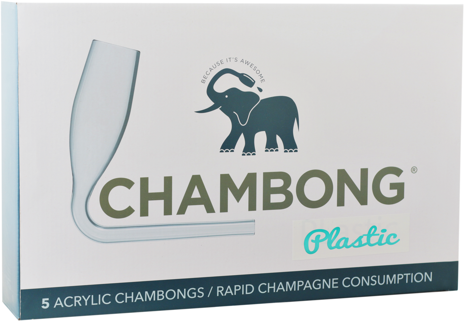 Chambong "plastic" - Chambong (2 Pack) Glassware For Rapid Champagne Consumption. (2000x1333), Png Download