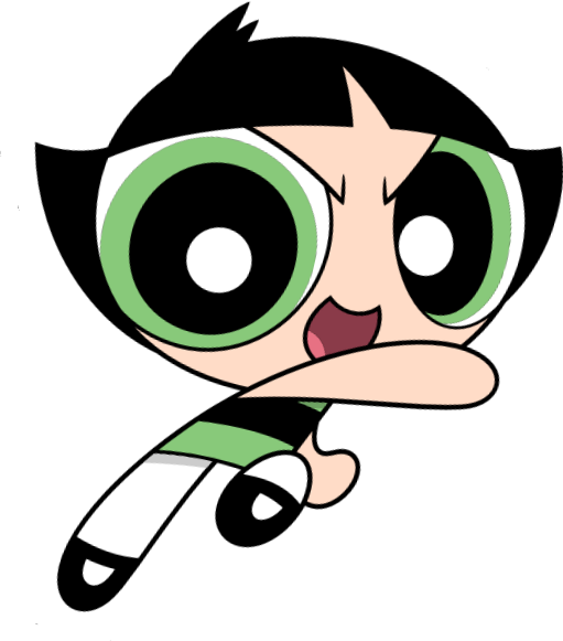 Jpg Royalty Free Download Buttercup By Grizzlybearfan - New Powerpuff Girl Buttercup (511x581), Png Download