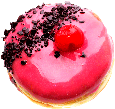 Cherry Donut - Данкин Донатс Вишневый (500x500), Png Download