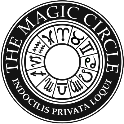 540eb72e36592c662877138e Magic Circle Magician - Uc Berkeley Black And White (400x400), Png Download