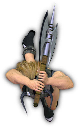 Edited By Heruca On 06/05/2008 At - Dundjinni Barbarian (314x506), Png Download
