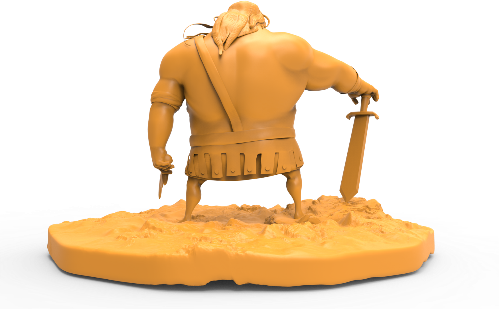 Barbarian Character Wip - Kansas (1667x1080), Png Download