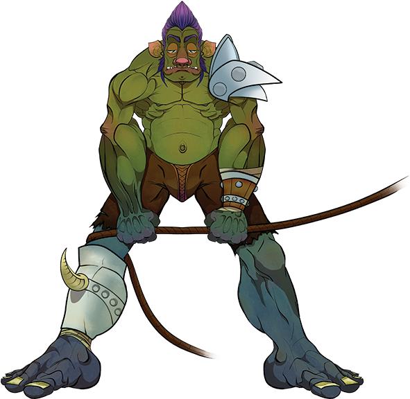 Half Orc Ninja (800x600), Png Download