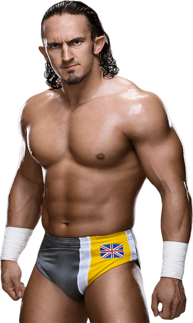 Adrian Neville Angry - Adrian Neville Wwe (635x1063), Png Download