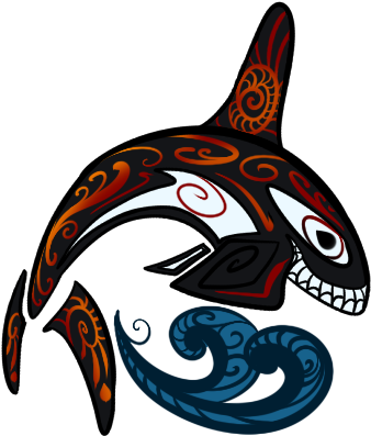 Tribal Orca By Senaru On Deviantart Vector Black And - Tribal Orca (400x400), Png Download
