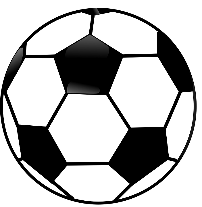 Bola De Futebol, Bola, Preto E Branco, Vôlei, Esportes - Football Clipart (703x720), Png Download