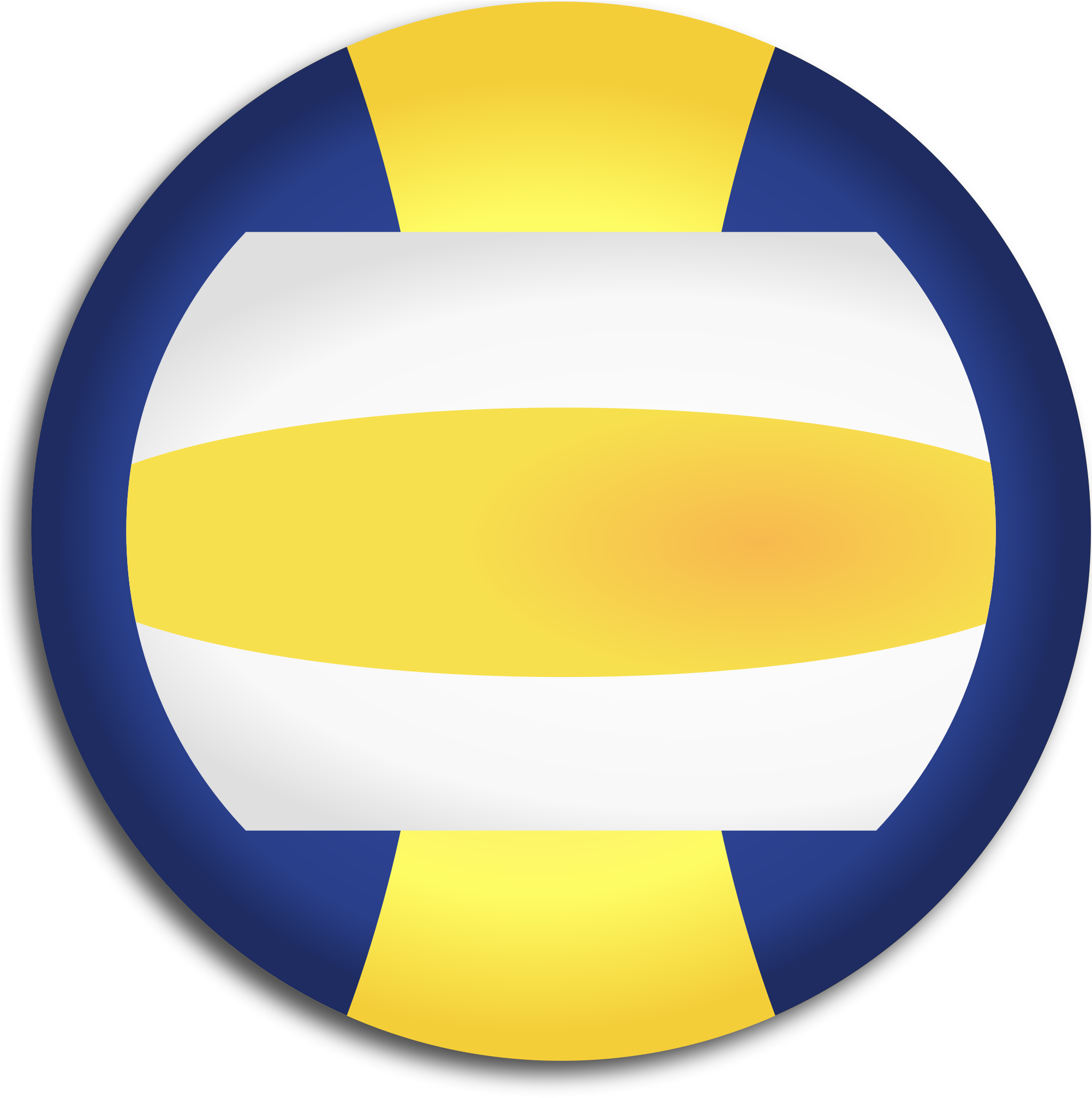 Open - Bola De Volei Vetor Png (2000x2024), Png Download