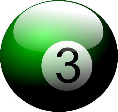 Bola 3 Animación - Bolas De Billar En Png (388x370), Png Download