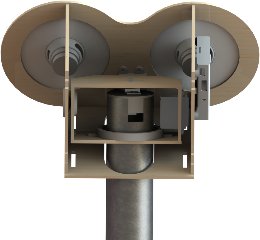 Eye-robot's Entire Head Is Capable Of Panning And Tilting - Ceiling (1920x891), Png Download