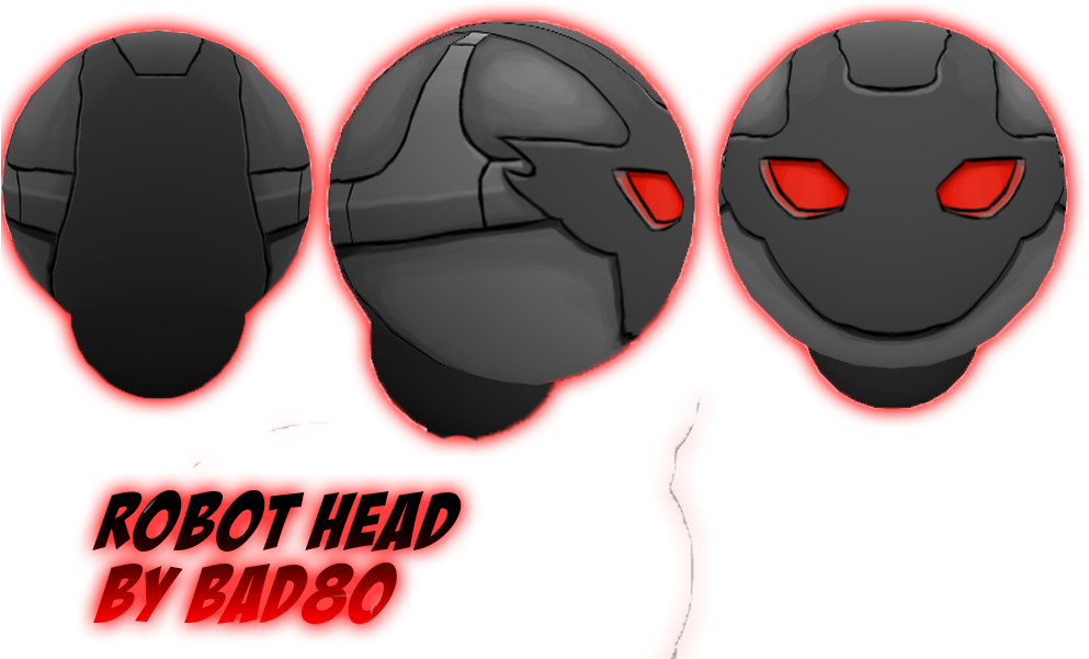 [s]good Robot Head (1000x600), Png Download