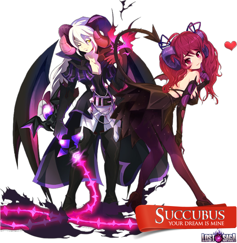Lost Saga Hero Succubus (800x800), Png Download