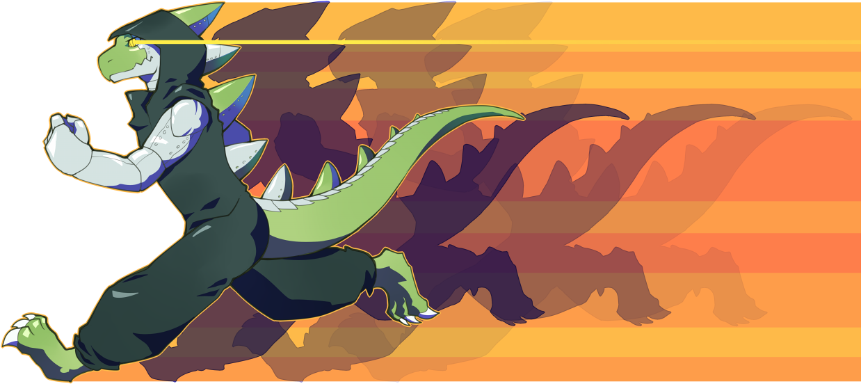 Super Sonic Robot Dinosaur - Illustration (1280x724), Png Download