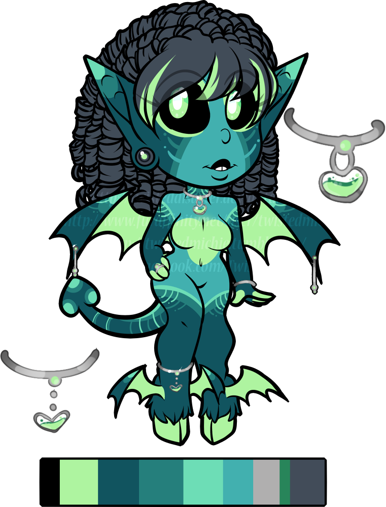 Succubus Adoptable Closed - Digital Art (761x1000), Png Download