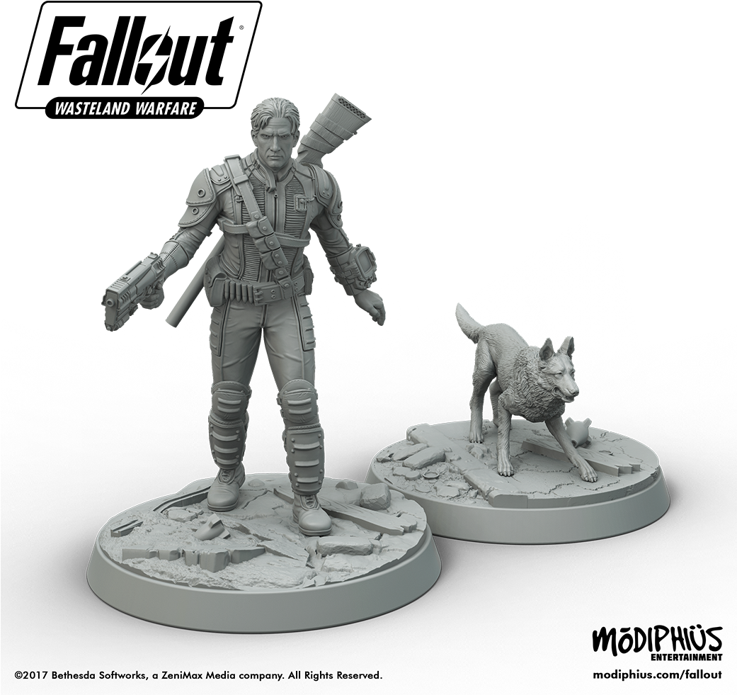 Fallout 4 Sole Survivor Png - Fallout 4 Wasteland Warfare Miniatures (1040x1000), Png Download