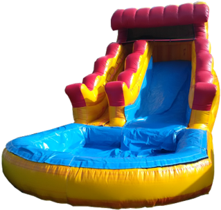Volcano Rush Waterslide - Volcano Rush (360x480), Png Download