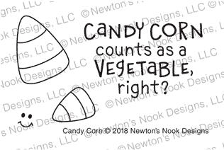Newton's Nook Designs - Candy Corn (315x420), Png Download