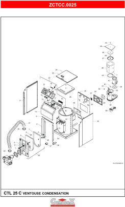 Ctl 25 C Condensation - Diagram (300x424), Png Download