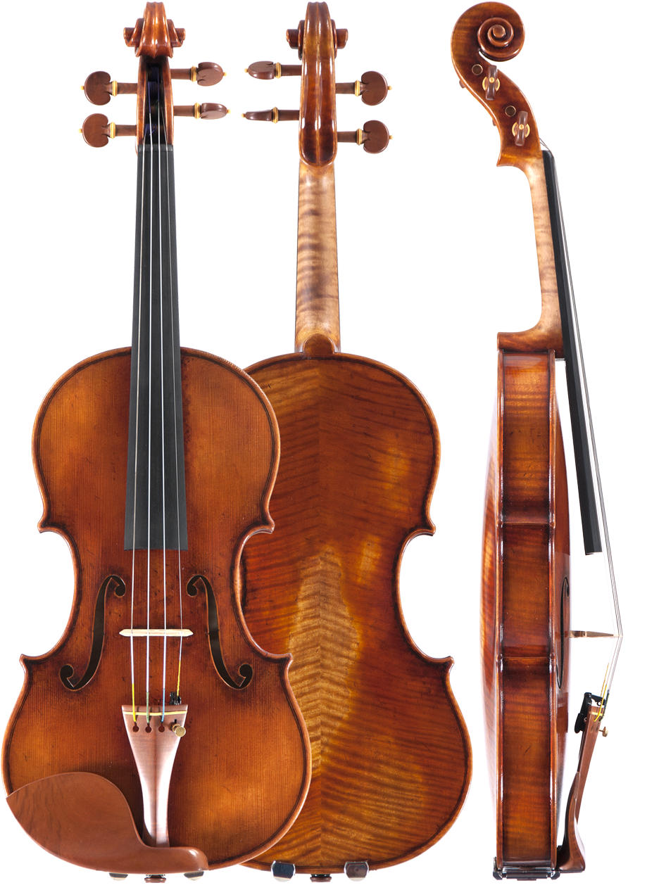 Ming Jiang Zhu Aa Viola - Amati Violin (963x1296), Png Download