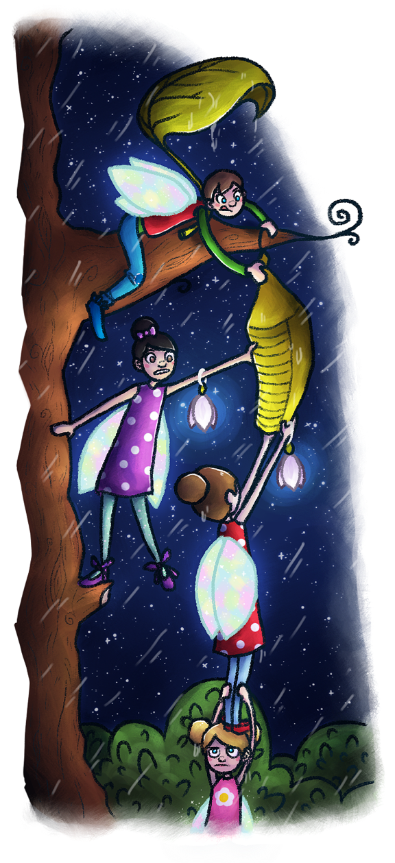 “we Have To Help”, Evie Bee Said, And The Others Nodded - Cartoon (626x1280), Png Download