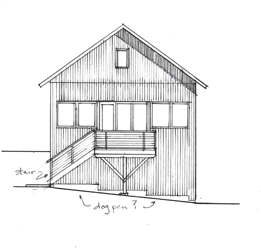 Barn Drawing Shack - Royer Architects (1000x1010), Png Download
