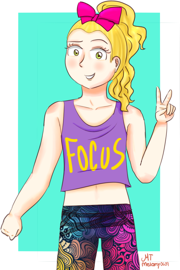 28 Collection Of Jojo Siwa Cartoon Drawing - Jojo Siwa As A Cartoon (800x1100), Png Download