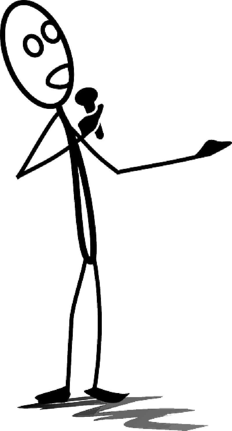 Mb Image/png - Sing Stick Figure (800x1488), Png Download