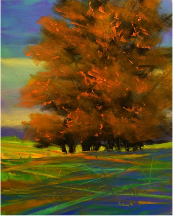 I Heard You Singing Where The Trees Touch The Ground - Painting (791x432), Png Download