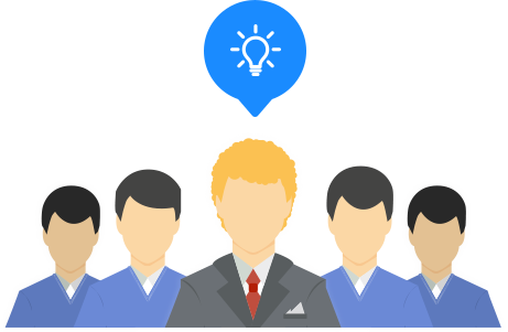 8 Key Skills Every Project Manager Needs - Project Manager And Team (461x301), Png Download