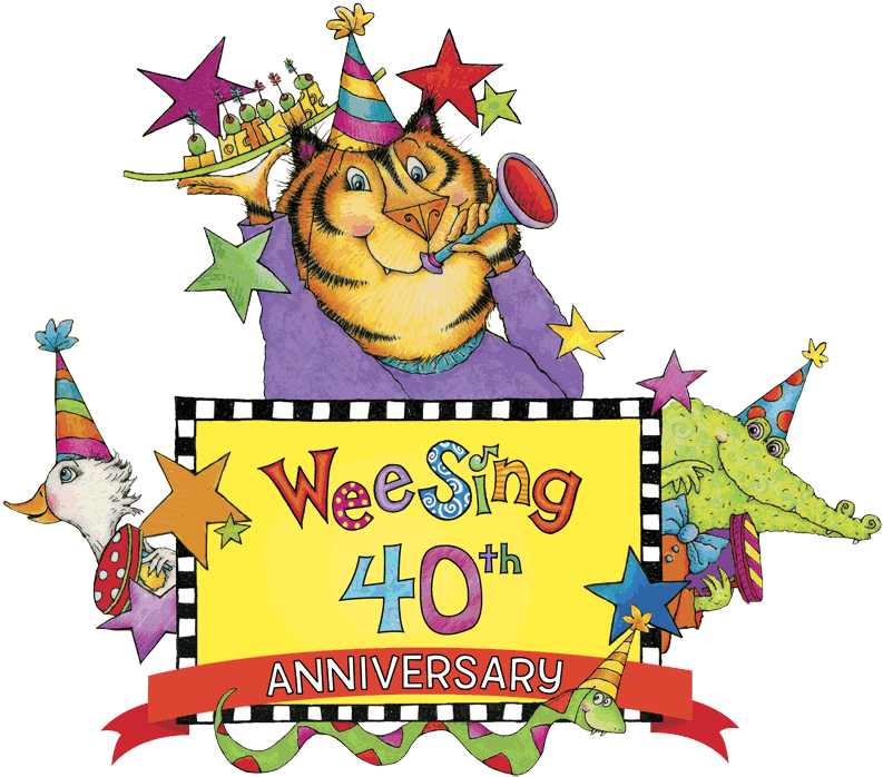 Wee Sing 40th Anniversary - Wee Sing The Wee Sing Train [book] (800x702), Png Download