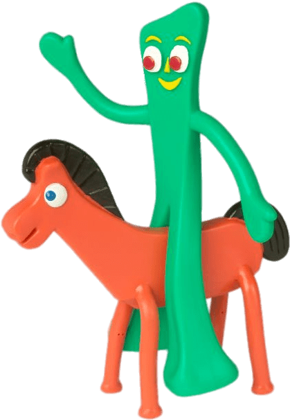 Download - Gumby And Pokey (450x653), Png Download
