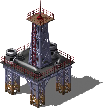Element Z Rig - Observation Tower (357x373), Png Download