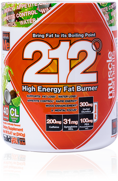 212° - Powder - Muscle Elements 212 Fat Burner (720x720), Png Download