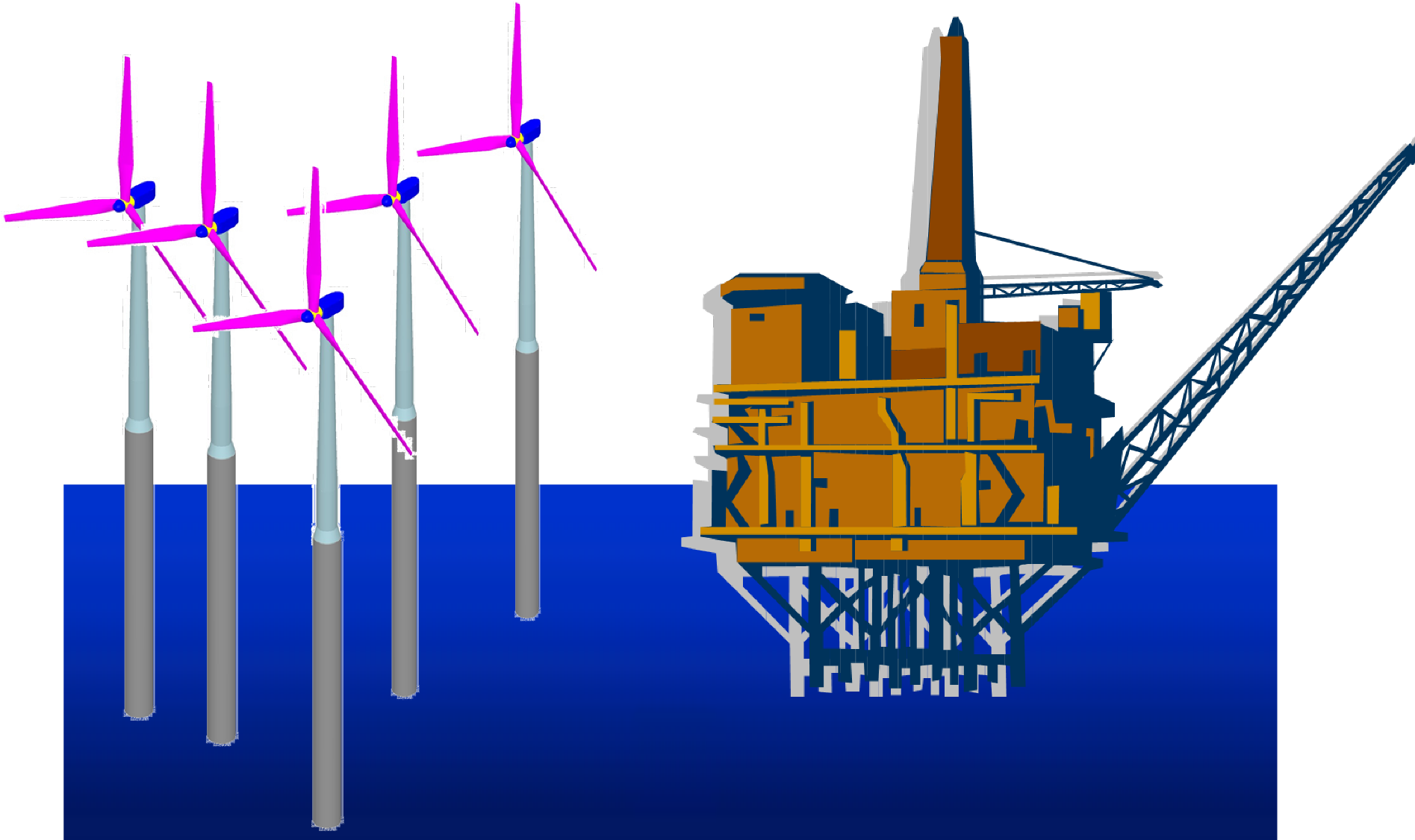 Offshore Wind Integration With A Stand-alone Electric - Wind Power (1919x1152), Png Download