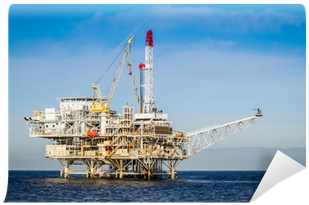 Oil Rig Picture Ornament (400x400), Png Download