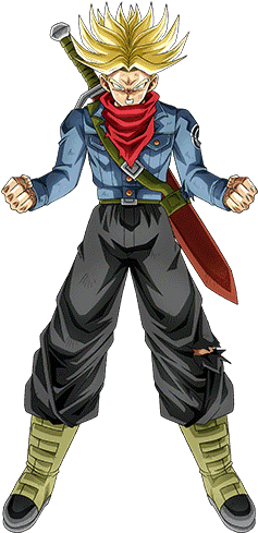 Trunks Ikari Png - Super Sayayin Trunks Del Futuro (426x568), Png Download