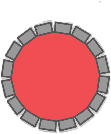 Mothership Burned Burned - Diep Io Mothership (403x478), Png Download