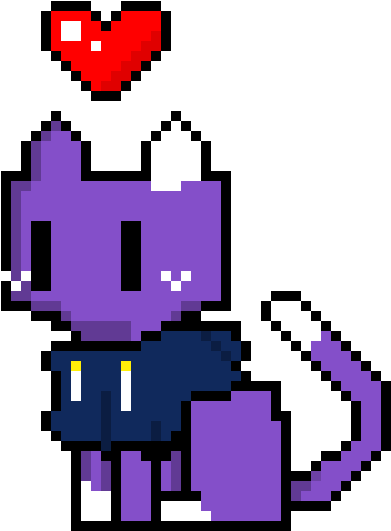 8-bitkitten - Illustration (710x630), Png Download