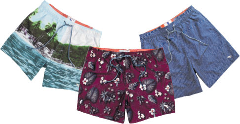 Catch Of The Day “swimming, Swimming, Swimming, Swimming, - Board Short (486x252), Png Download
