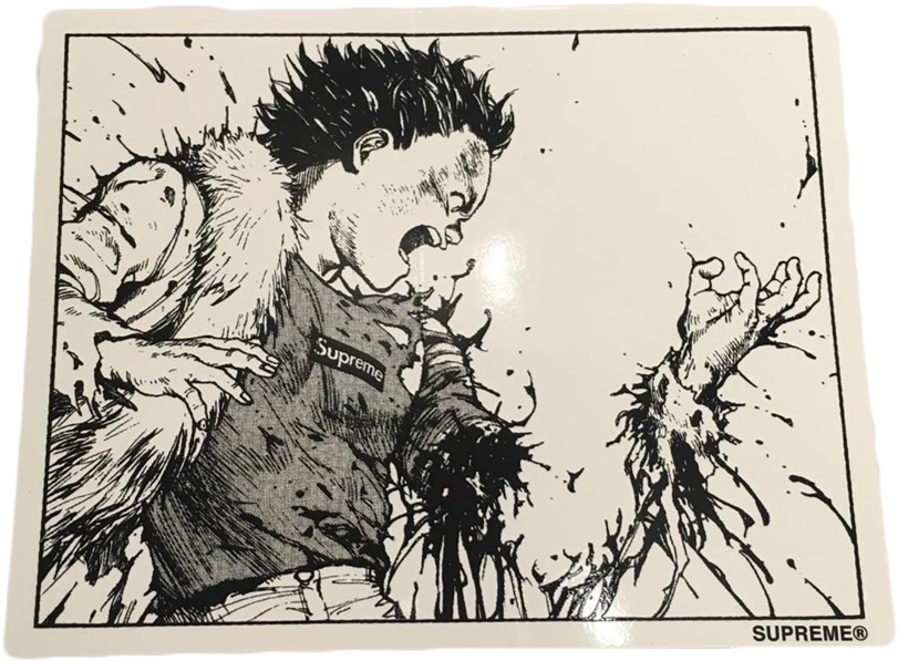 akira supreme sticker