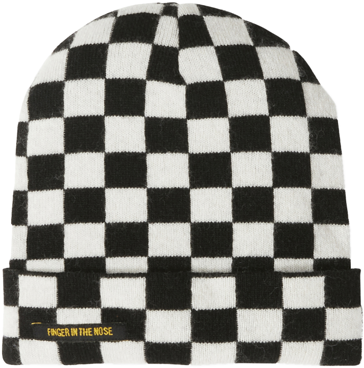 Finger In The Nose Nagano Unisex Beanie Checkers - Stussy Checkered Mock Neck (960x720), Png Download