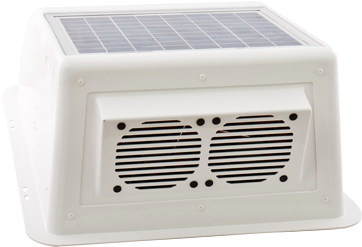 A Solar Rv Vent Cover So Mildew And Heat Are A Thing - Rv Roof Solar Rv Vent Fan (500x335), Png Download