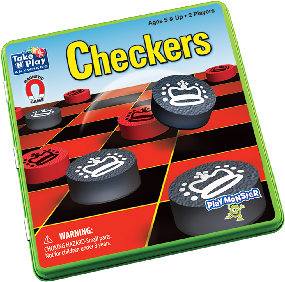Take 'n' Play Anywhere™ Checkers - Checkers - Take 'n' Play Anywhere Game (1000x1000), Png Download