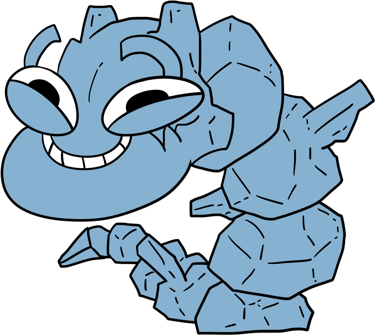 Here Enjoy Derpy Steelix - Steelix (1280x1241), Png Download