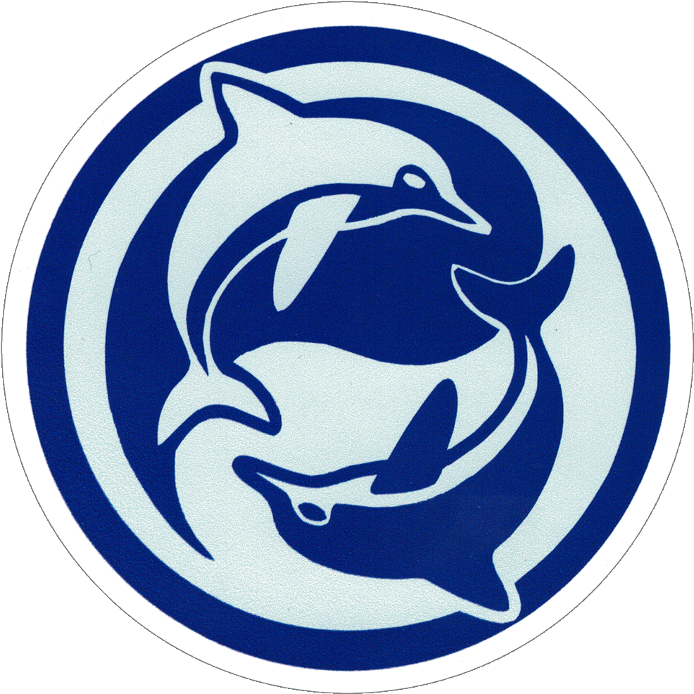 Yin Yang Dolphin - Bumper Sticker (1000x1000), Png Download