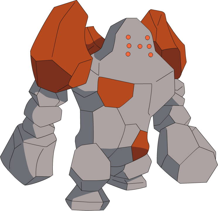 Imagenes De Pokemon De Regirock (744x718), Png Download