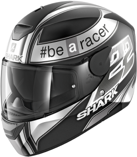 1 D Skwal Sam Lowes Mat Kaw 34lfront He4004 - Shark D-skwal Sam Lowes Mat Black Antracite White Kaw (700x350), Png Download